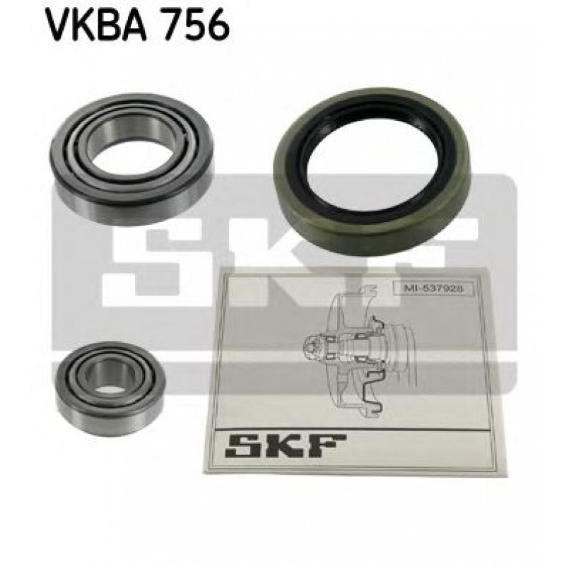 VKBA 756 SKF Підшипник колісний
